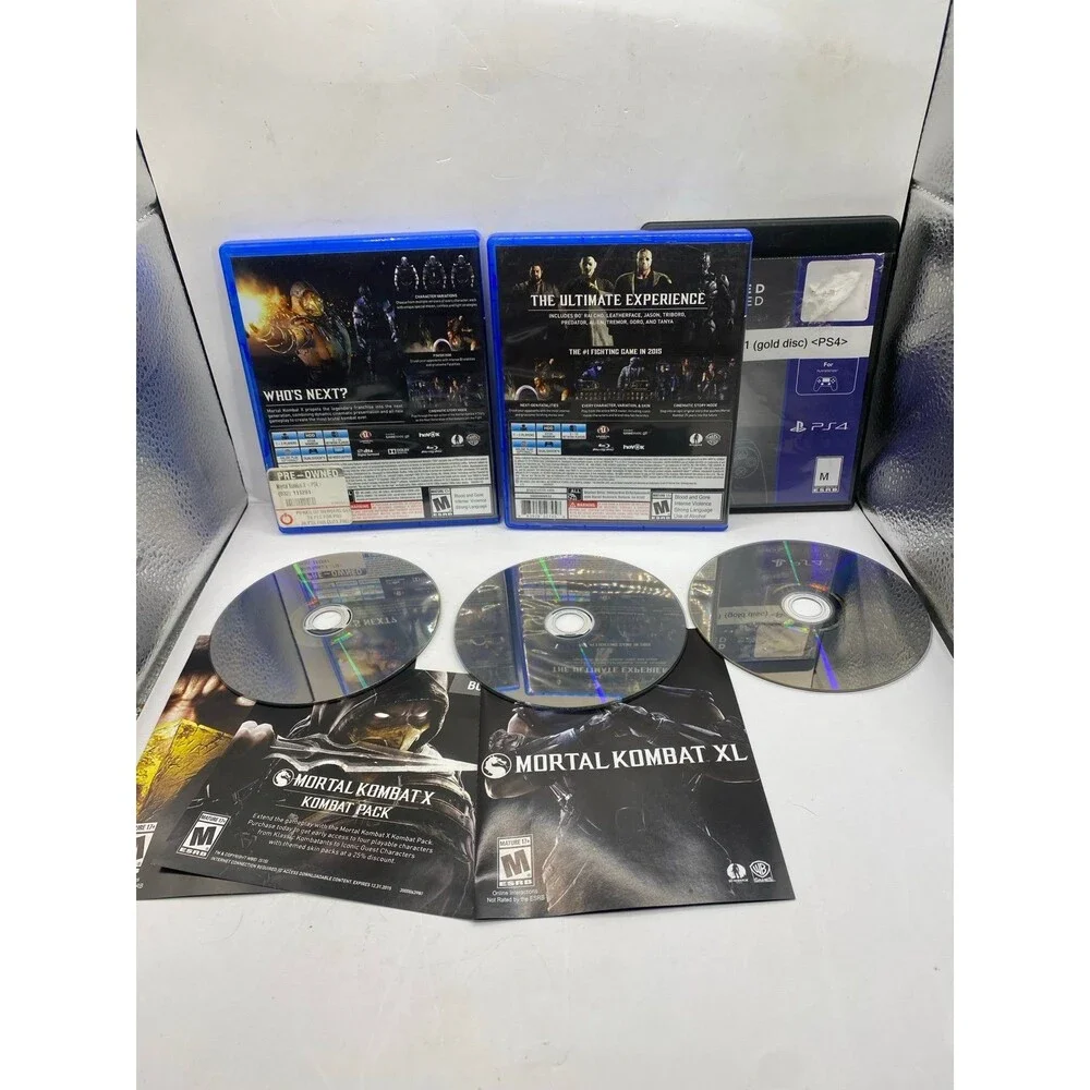 Mortal Kombat X + XL + 11 (Sony PlayStation 4 PS4, 2016) 3 game bundle